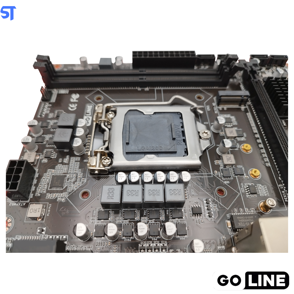 Placa Mãe Goline H510M-G / LGA 1200 / DDR4 / (LAN Gigabit 1000MB & M.2 NVME) (10ª/11ª Geração Intel)