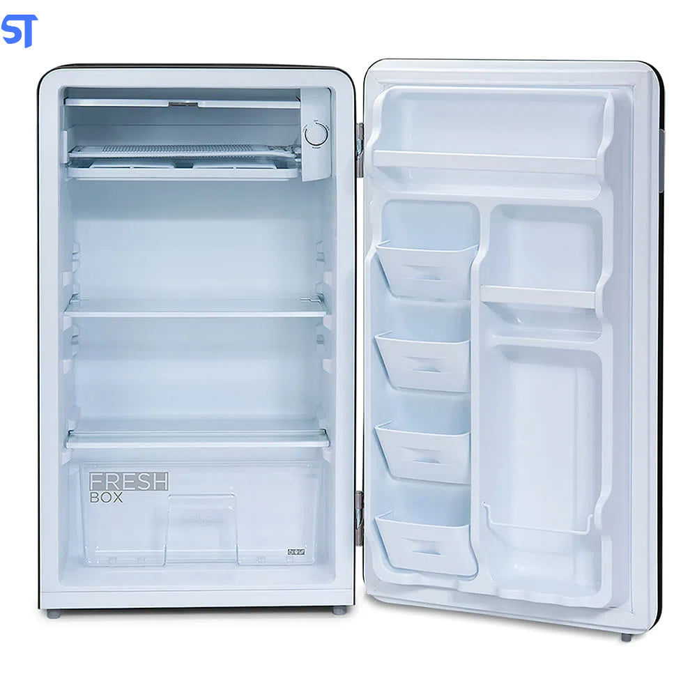 Frigobar Retrô Onix Midea MRV10P2 Preta 95L 220V