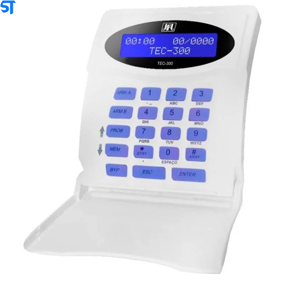 Central Alarme JFL Ethernet Active 20, Acesso via Aplicativo Celular, Monitorável até 22 zonas Com Teclado