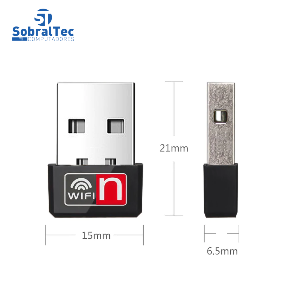 Nano Adaptador Wifi Usb 2.0 Dongle IEEE 808.11n 150Mbps 2.4Ghz Kebidu Wd-1511N