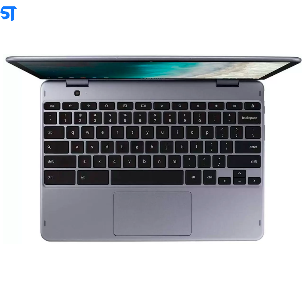 Notebook Samsung Chromebook Plus 12” FHD Touch Com Caneta Intel 1.5Ghz 4GB 32GB SSD OS -XE521QAB Prata