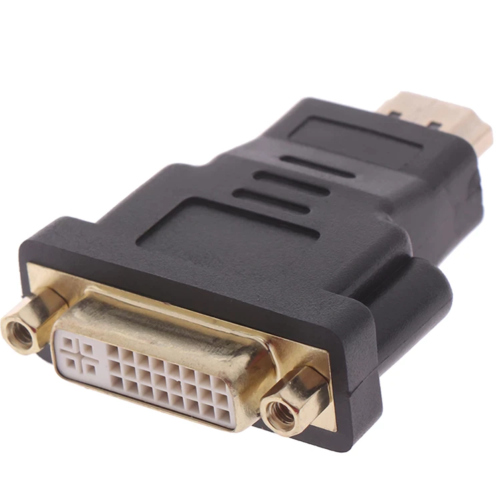 Adaptador Conector Dvi 24+5 Femea Para Hdmi Macho