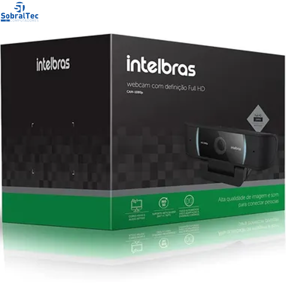 Webcam Com Microfone Intelbras CAM-1080P
