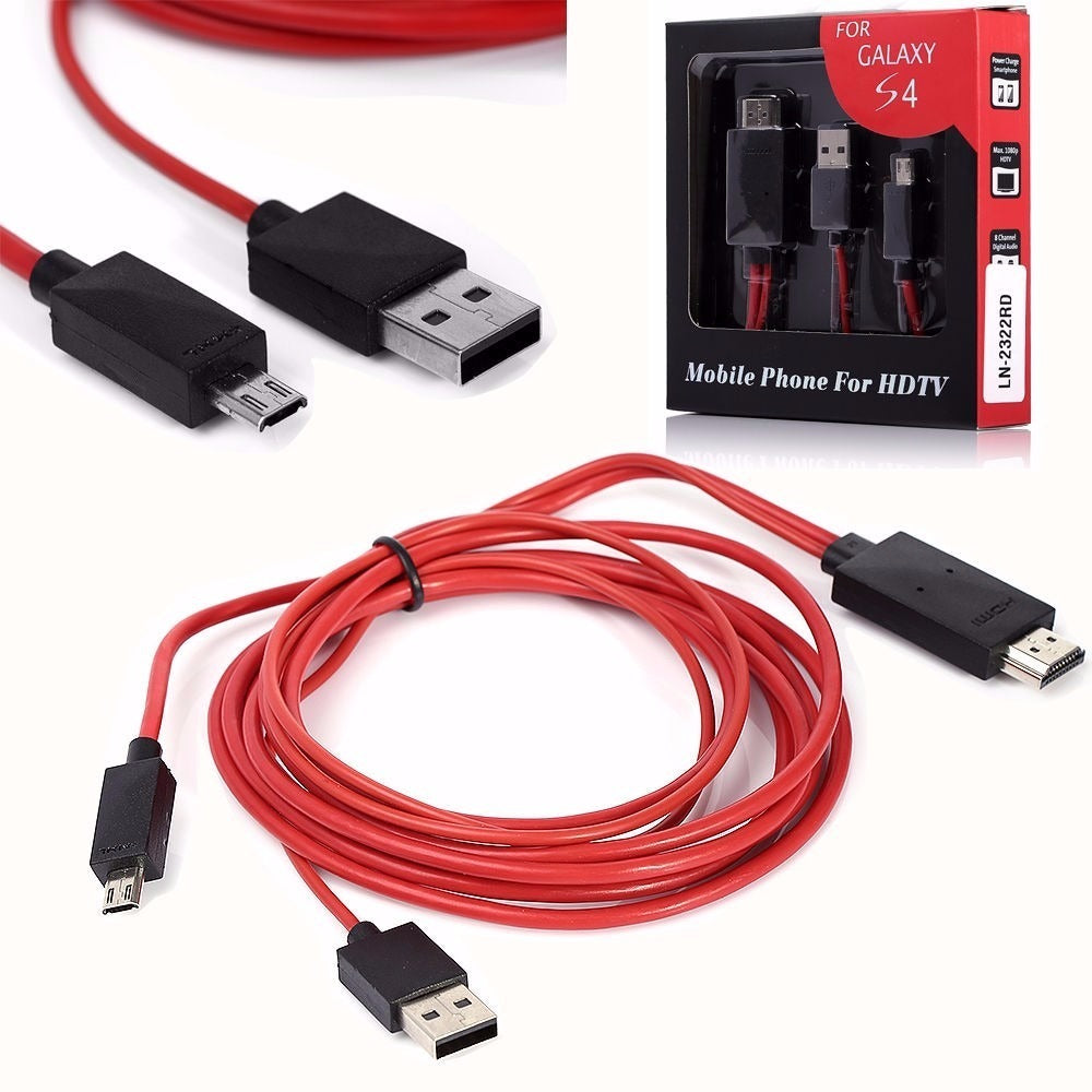 Cabo Hdmi Usb Para Mobile / Mobile Phone For Hdtv Para Tv