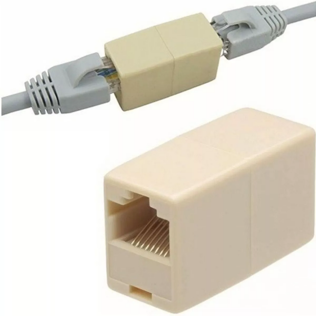 Emenda Cabo De Rede RJ45 8 Vias Simples Reta