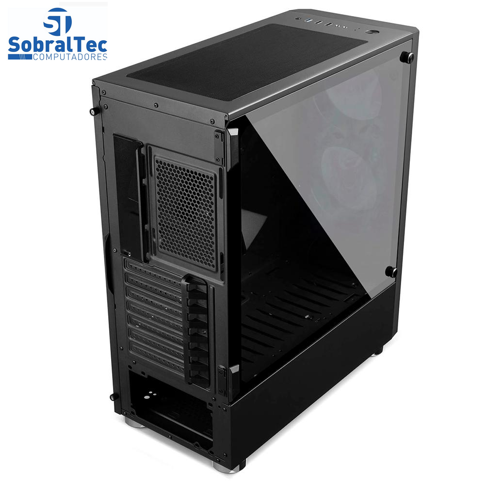 Gabinete Gamer Bg-026 Preto Bluecase  Sem Fonte / Usb 3.0