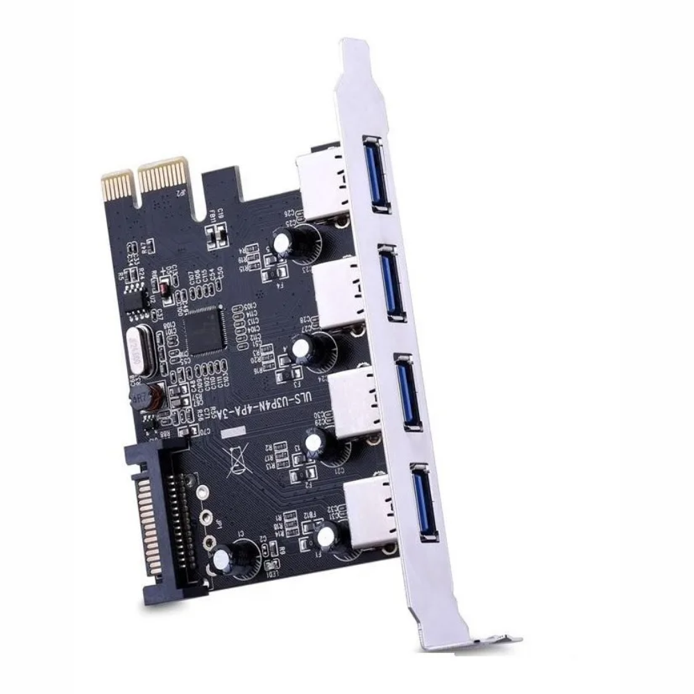 Placa PCI-Express Com 4 Portas USB 3.0 5Gb/s Knup KP-T102