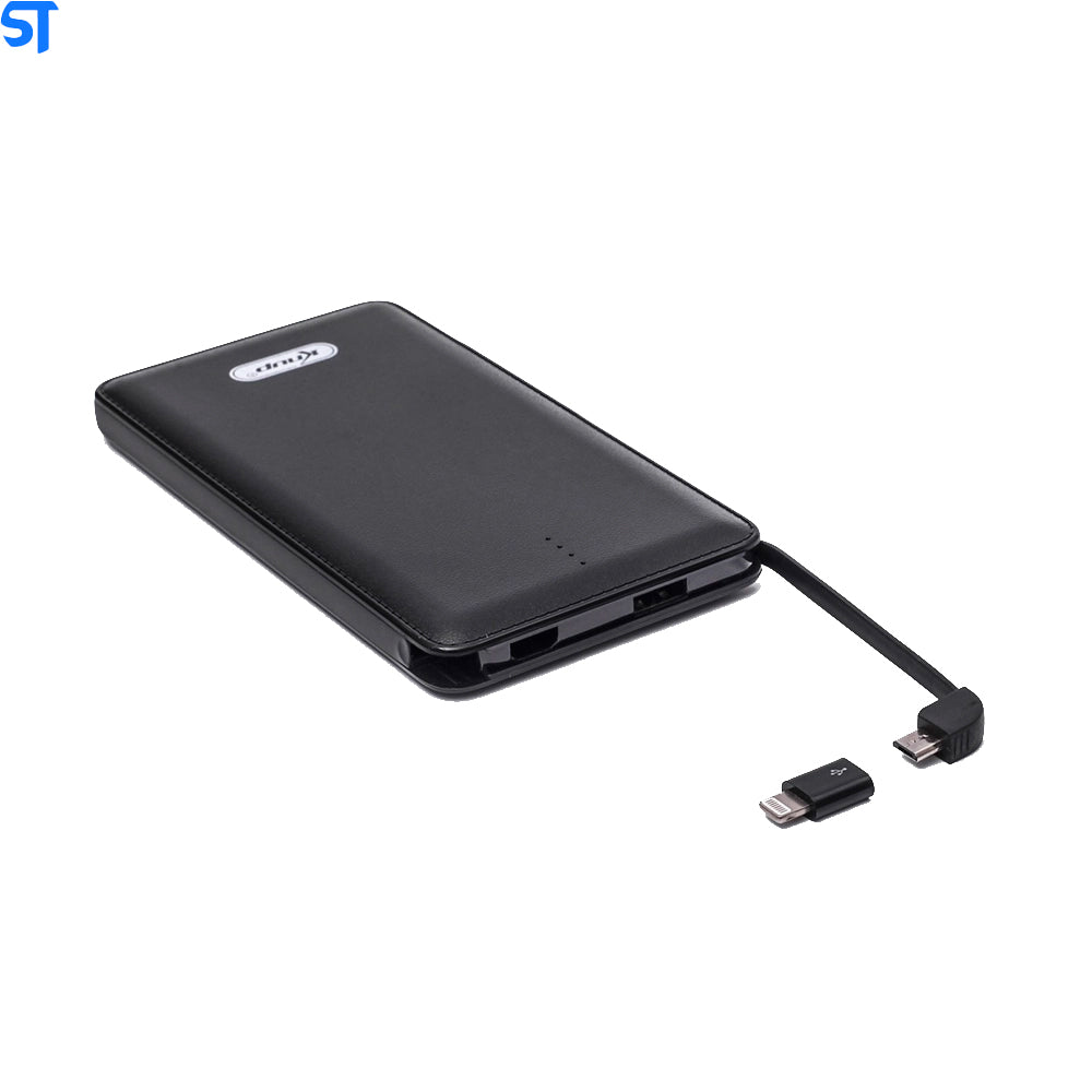 Carregador Portátil Power Bank 5000Mah V8 Lightning Knup KP-PB03