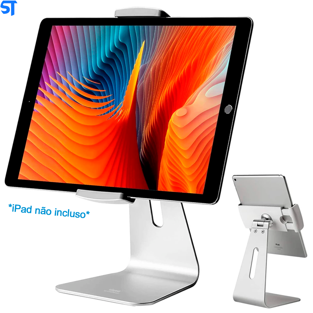 Suporte De Alumínio Regulável Até 180° Para iPad Mini Pro Surface