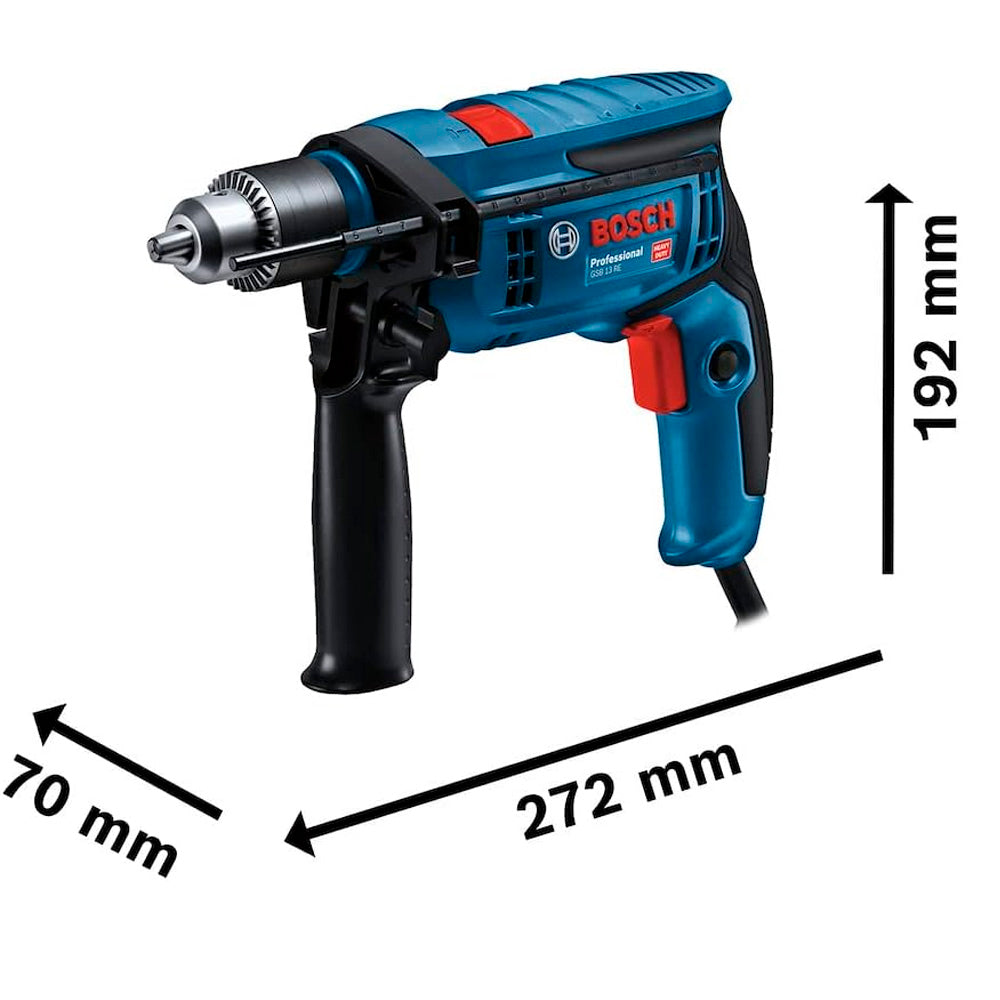 Furadeira de Impacto Bosch, GSB 13 RE, 750W 220V, Com Maleta