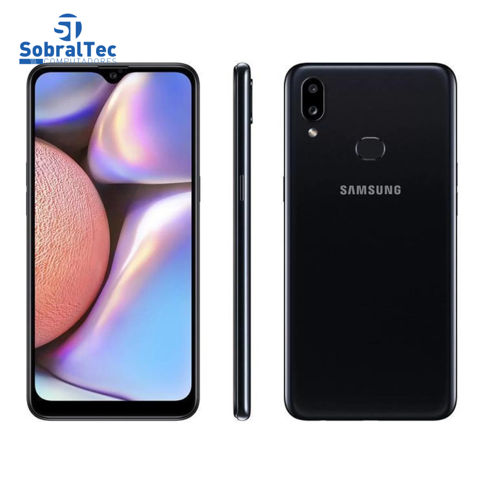Smartphone Samsung Galaxy A10s 32GB  4G - Octa-Core 2GB RAM 6,2” Câm. Dupla + Selfie 8MP- Preto