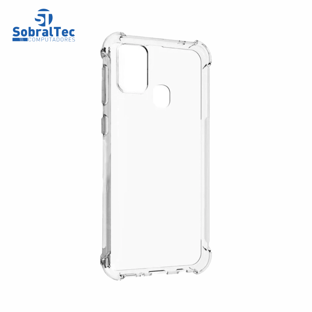 Capa Silicone TPU Transparente Borda Anti Impacto Anti-Shock Samsung Galaxy A21s