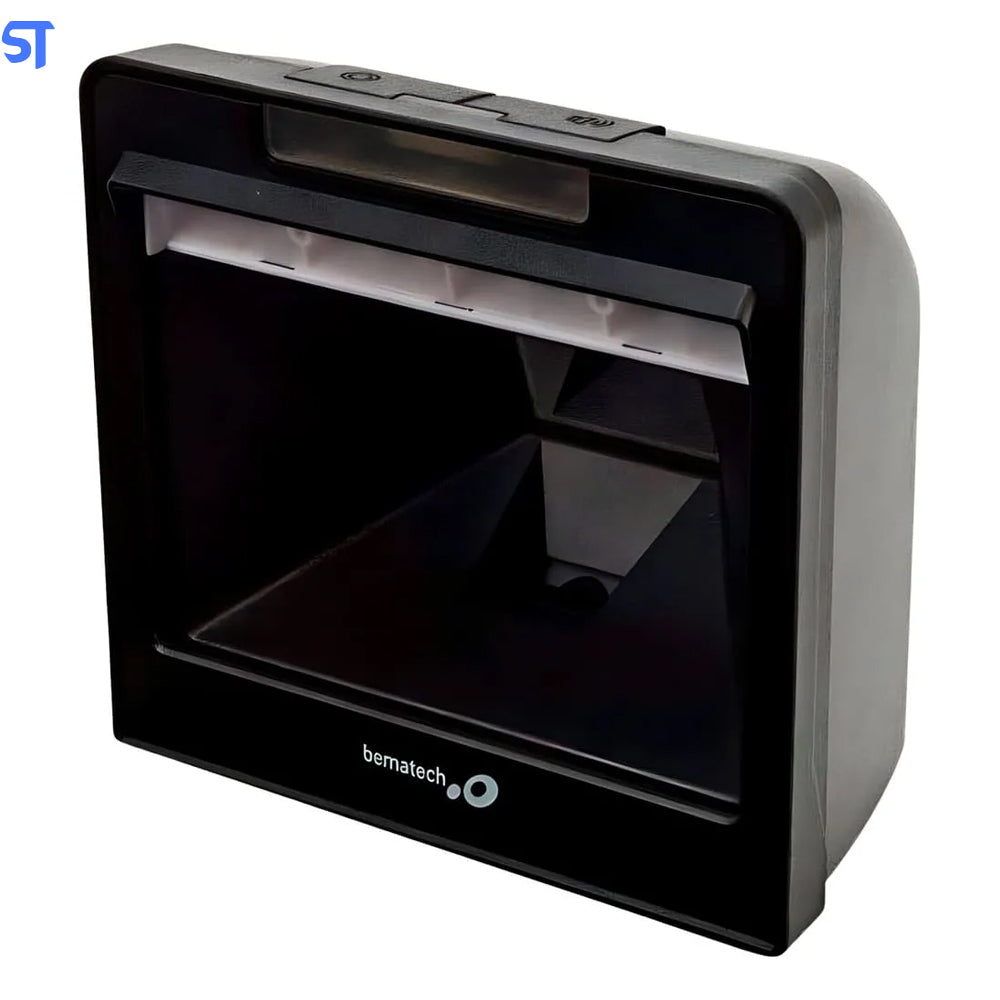 Leitor de Código de Barras de Mesa Fixo Bematech I-3200 Novo S-3200 1D e 2D, Imager, USB, Plug & Play, Preto