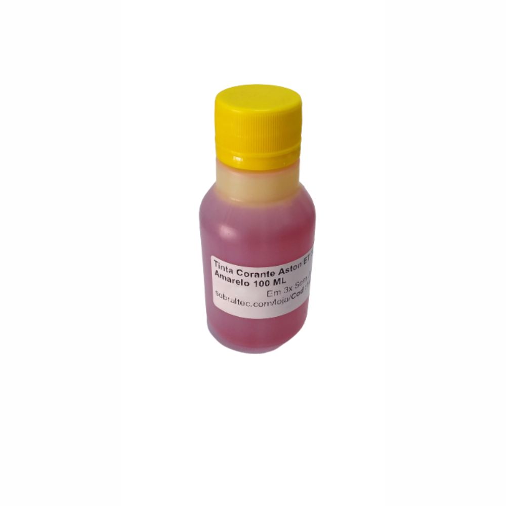 Tinta Corante Aston ET 365 Epson/Hp Amarelo 100 ML