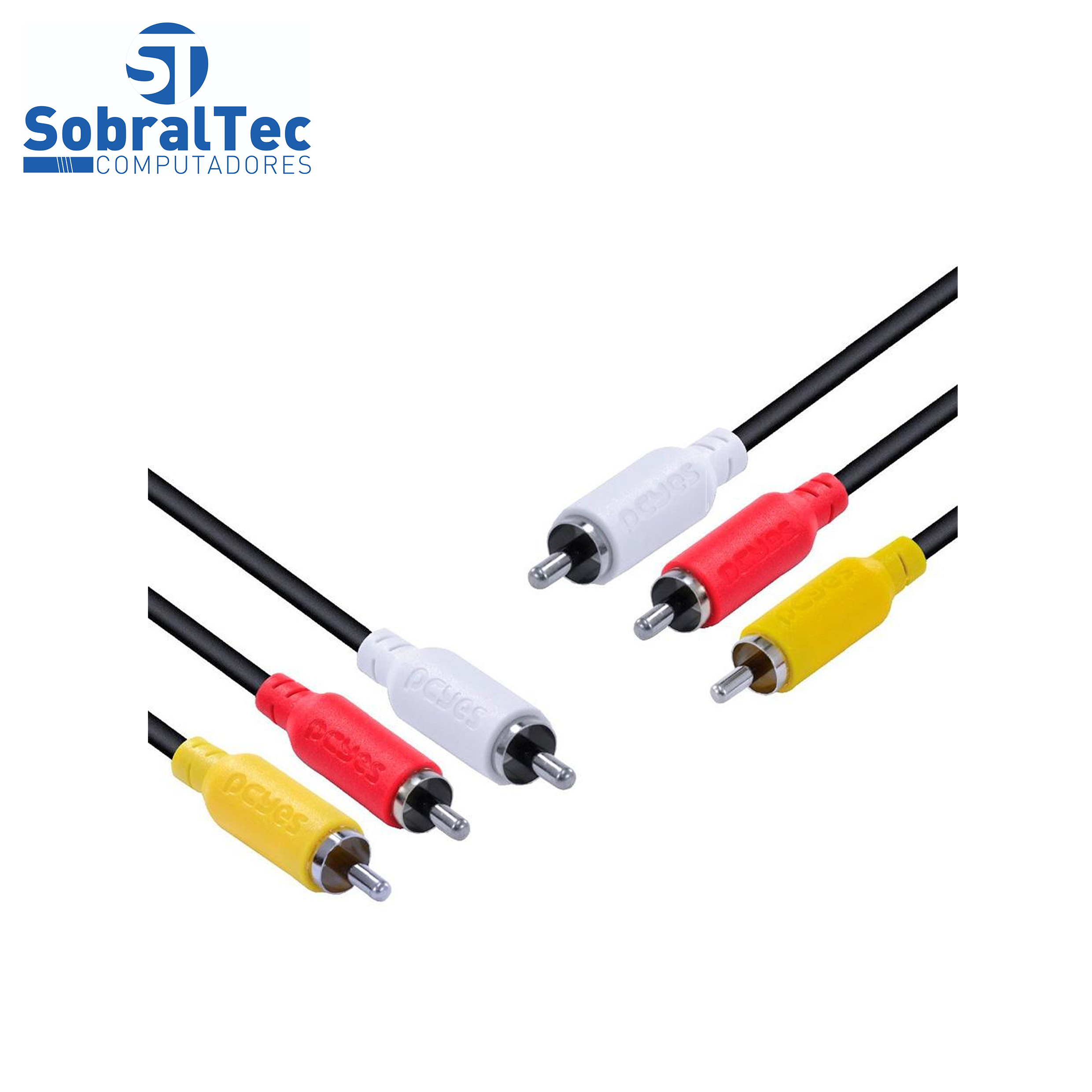 Cabo de Áudio Vídeo Rca x Rca IT- Blue Le-5502