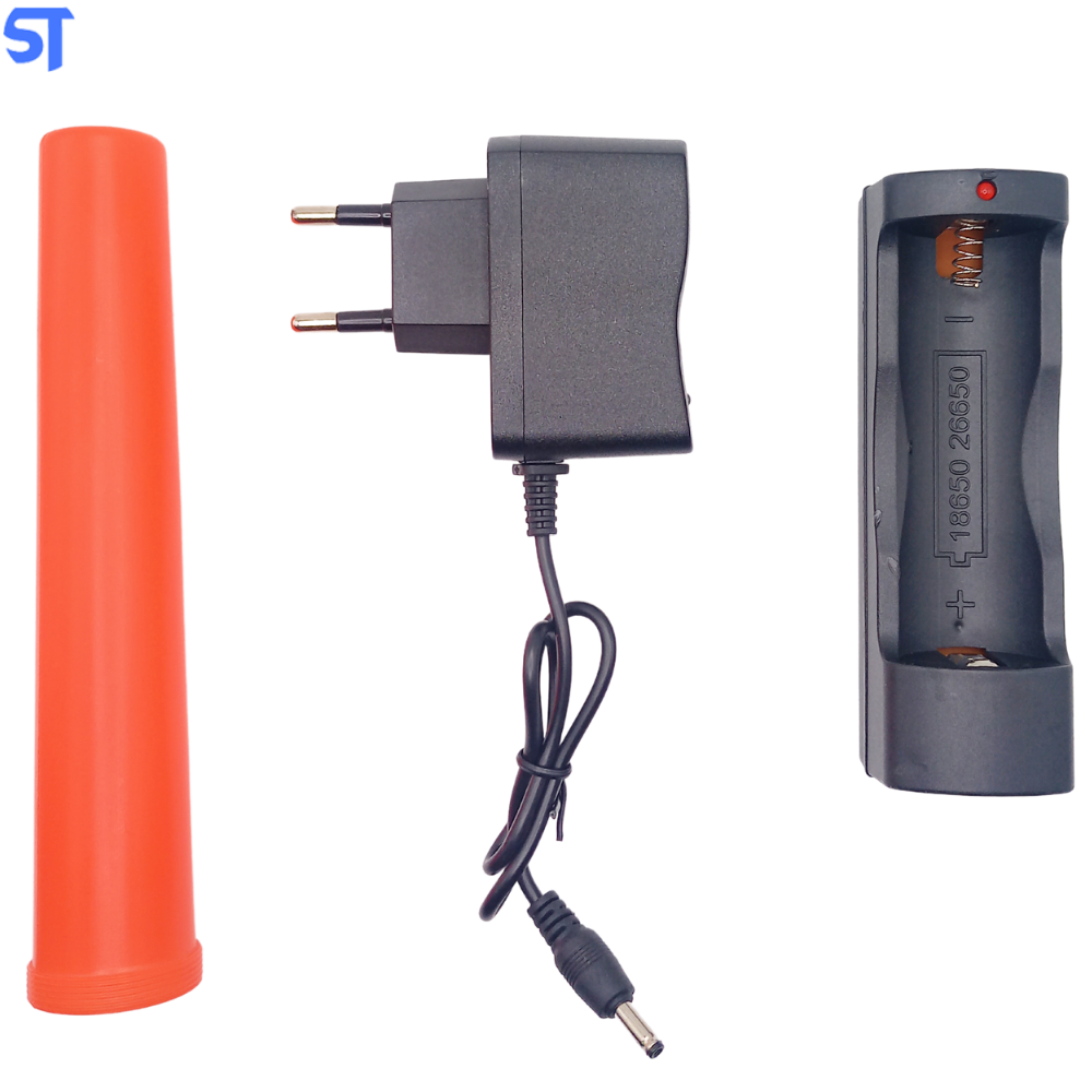 Lanterna Tática Multifuncional Led USB Recarregável Peining X900- P-18