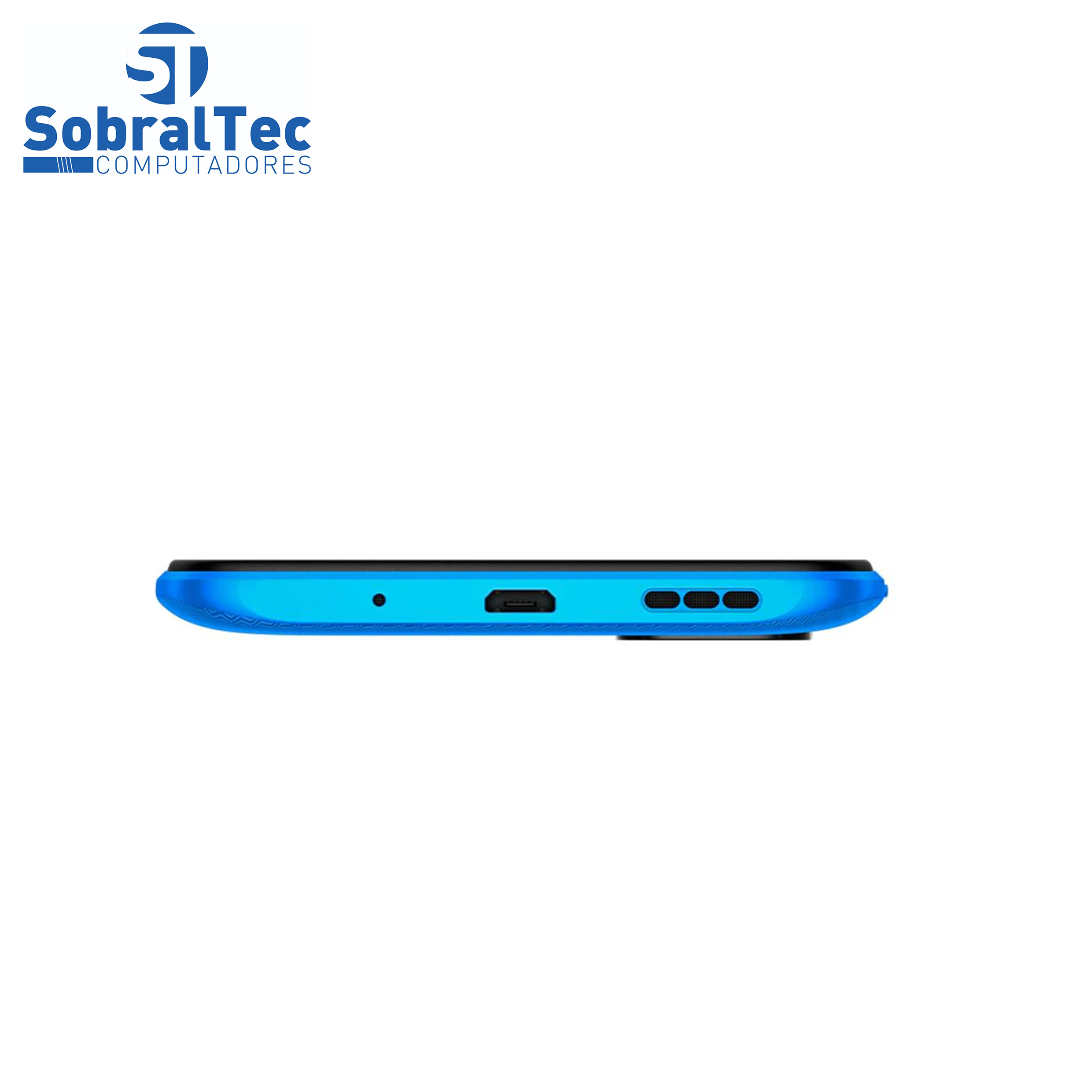 Smartphone Xiaomi Redmi 9C Azul 64GB, Tela de 6.53", 3GB de RAM, Câmera Traseira Tripla, Android 10 e Processador Octa-C