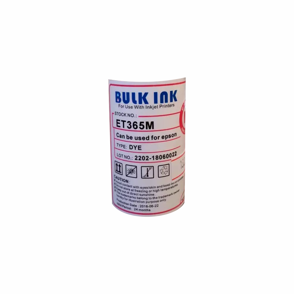 Refil Tinta Corante Compativel Epson/Hp Aston Et 365 M Magento