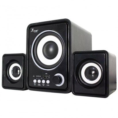 Caixa de Som Mini SubWoofer Blueto Usb Kp-6017Bh Knup