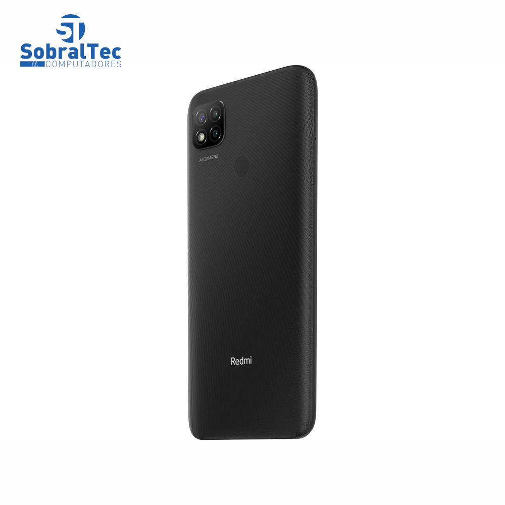 Smartphone Xiaomi Redmi 9C 64GB Cinza 4G Octa-Core - 3GB 6,53” Câm. Tripla + Selfie 5MP Dual Chip