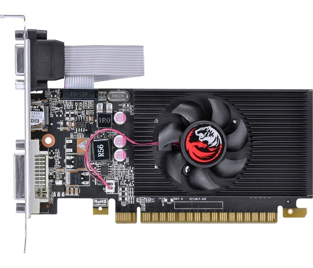 Placa de Vídeo GT710 2GB Afox DDR3 450MHZ- 64BIT- VGA-DVI- HDMI