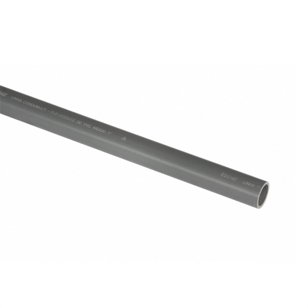 Eletroduto Em Pvc 1/2 Com 3 Metros Cinza
