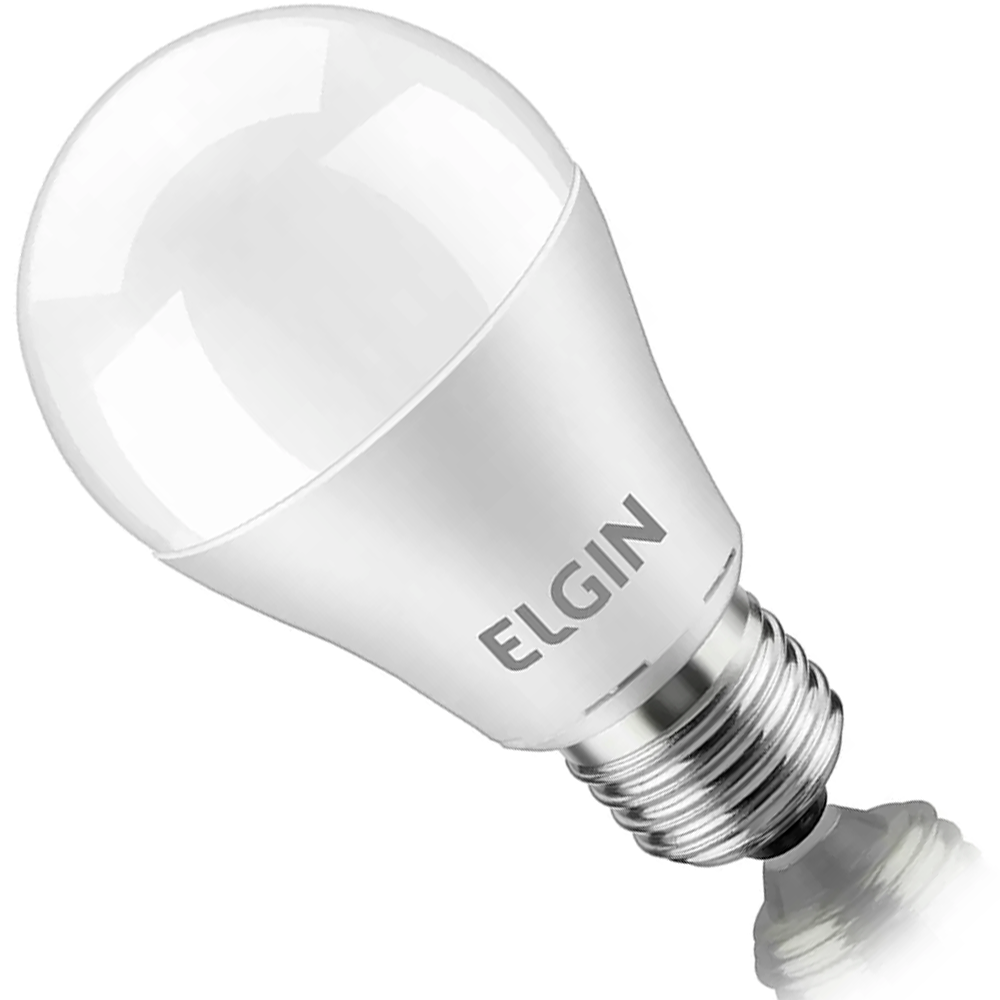 Lampada Bulbo LED 12W Bivolt 3000K Elgin 48BLED2M12YU