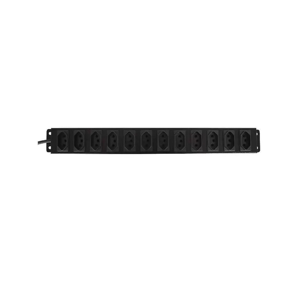 Régua De Rack 19 Pol Filtro Regua Elétrica Calha 12 Tomadas 4590