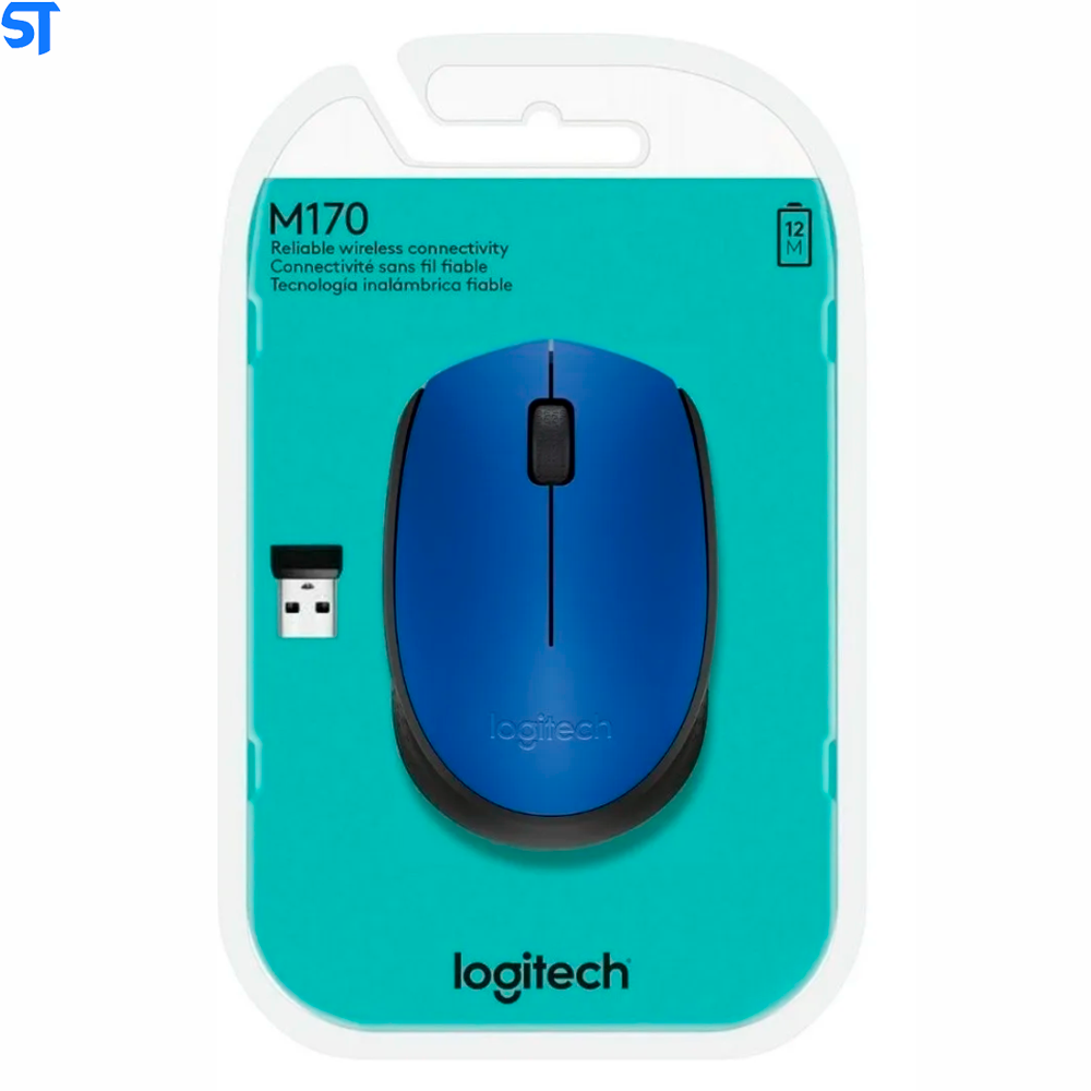 Mouse Logitech Wireless Azul M170