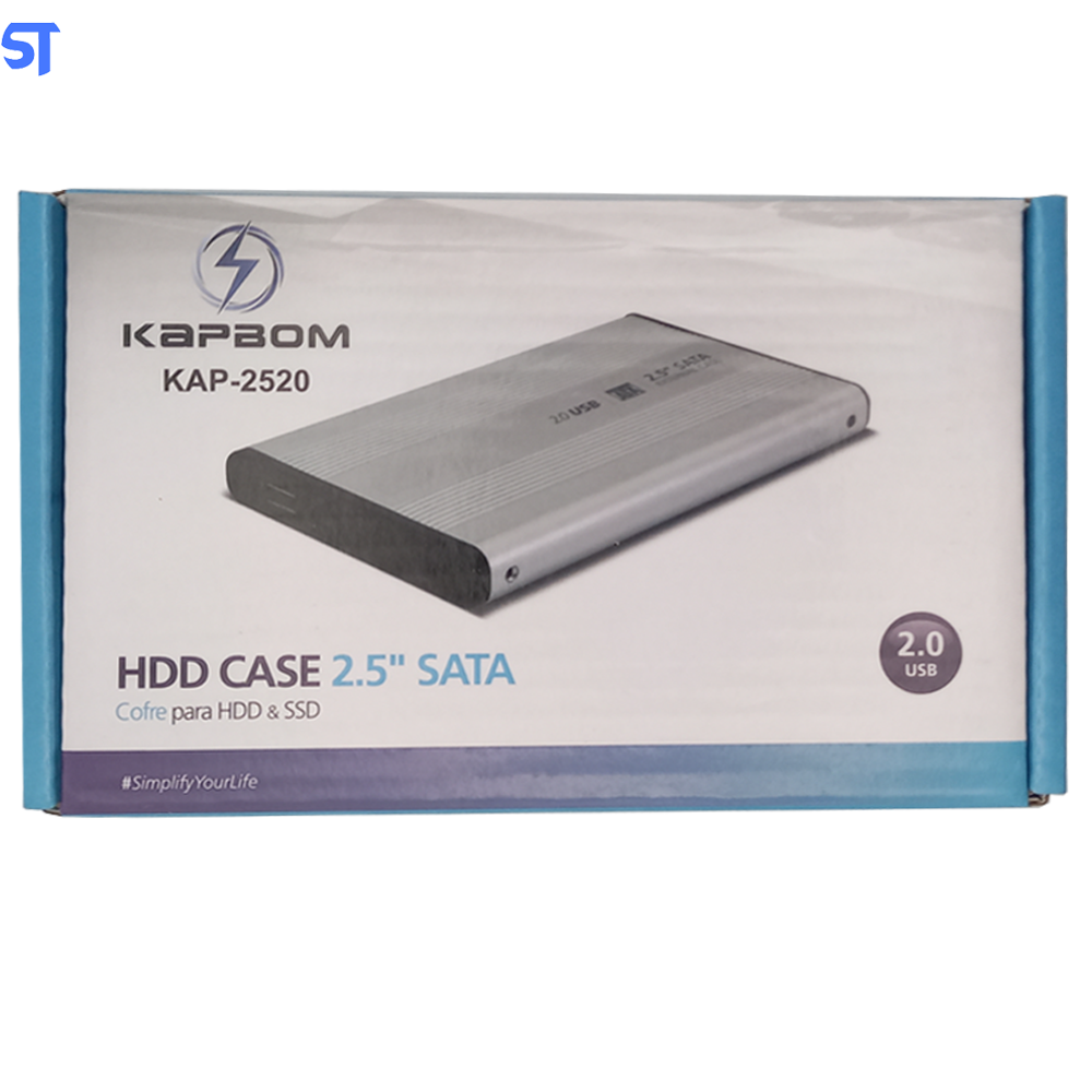 Case Para HD e SSD 2.5 Externo USB 2.0 2.5