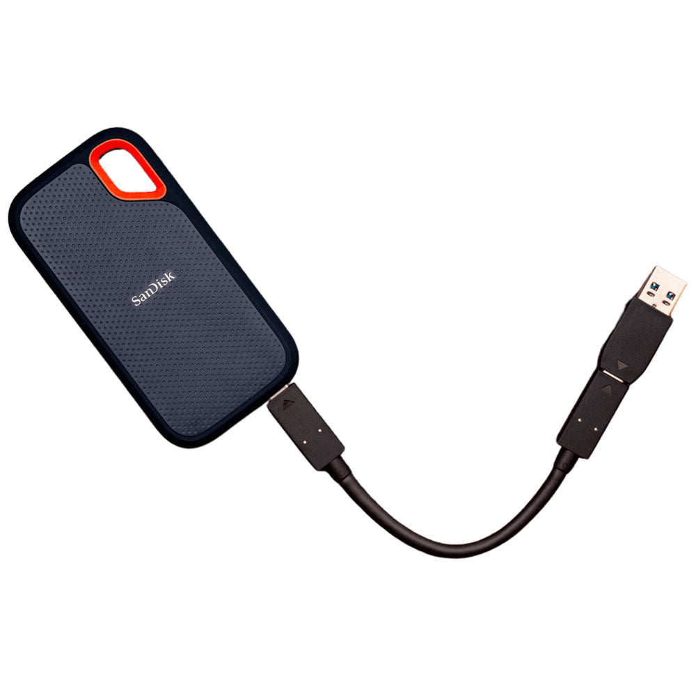 SSD Externo SanDisk Portátil Extreme 500GB / USB 3.2 - (SDSSDE61-500G-G25)