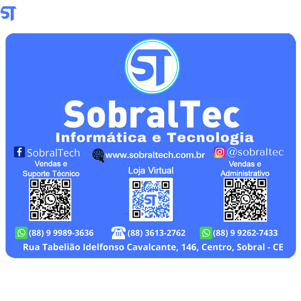 Computador Intel Core i7 3770- Memória Ram 16GB- HD SSD 240GB - Windows 10 - Mouse Pad de Brind