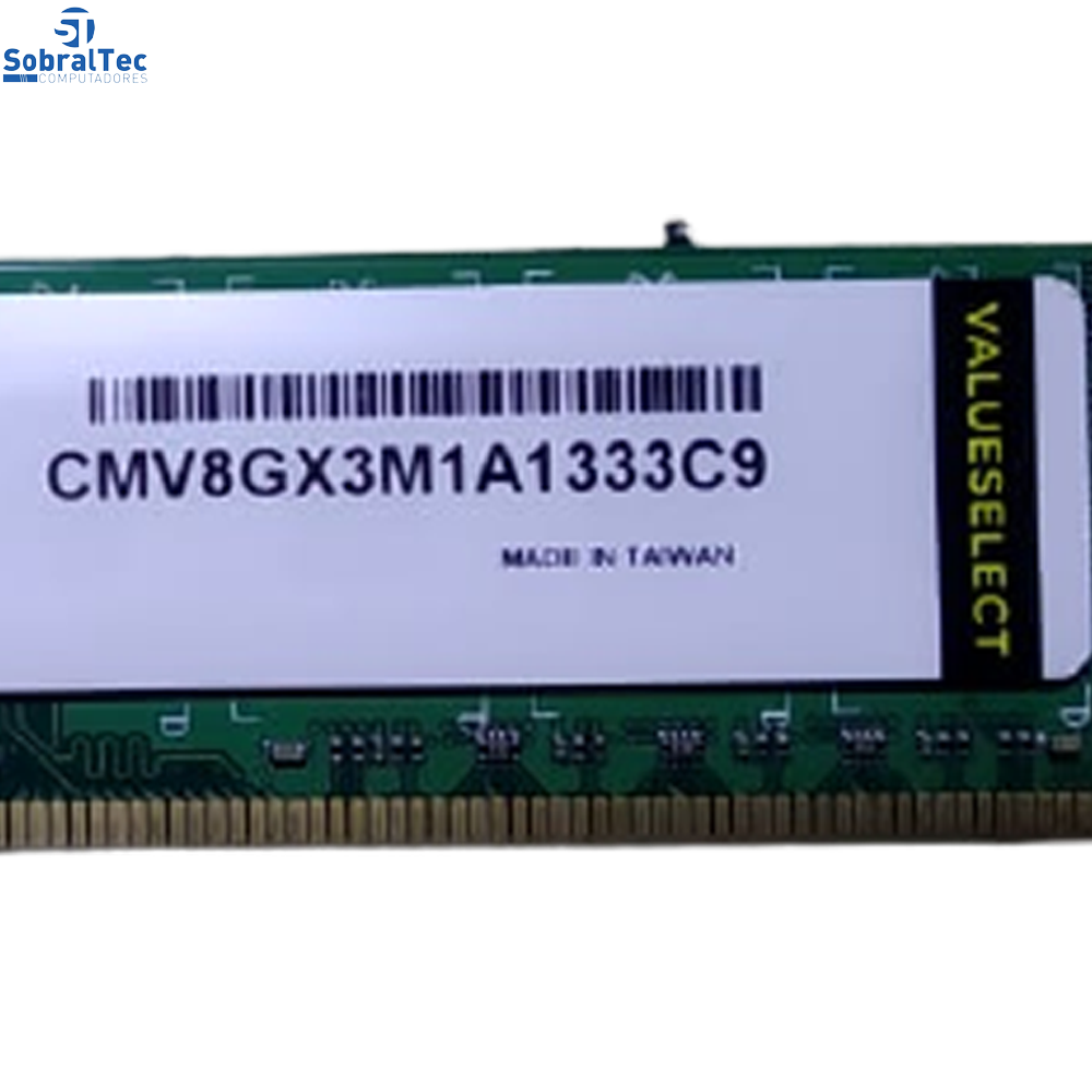 Memória Ram Desktop 8GB DDR3 Corsair CMV8gx3m1a1333ca