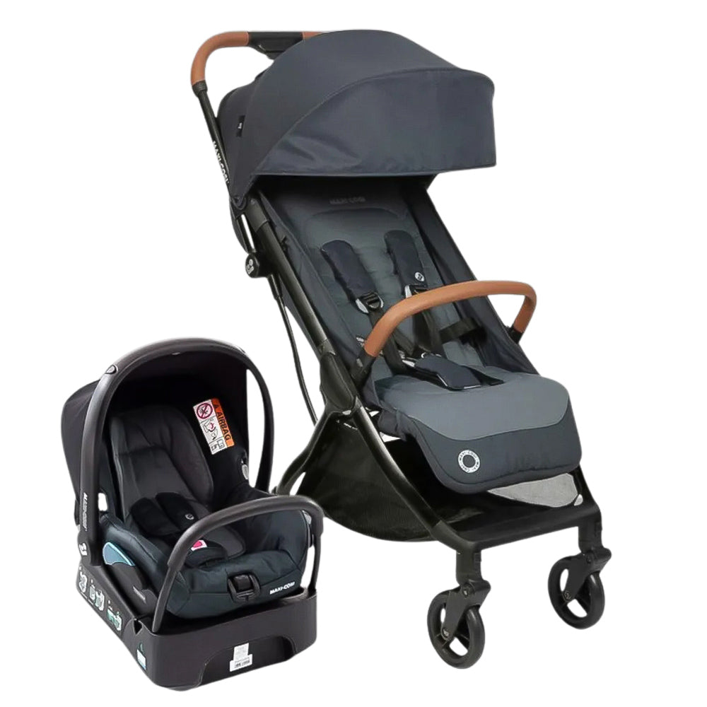 Conjunto Carrinho Eva TS Trio Travel System Eva Trio Essential Graphite - Maxi-Cosi CAX00506