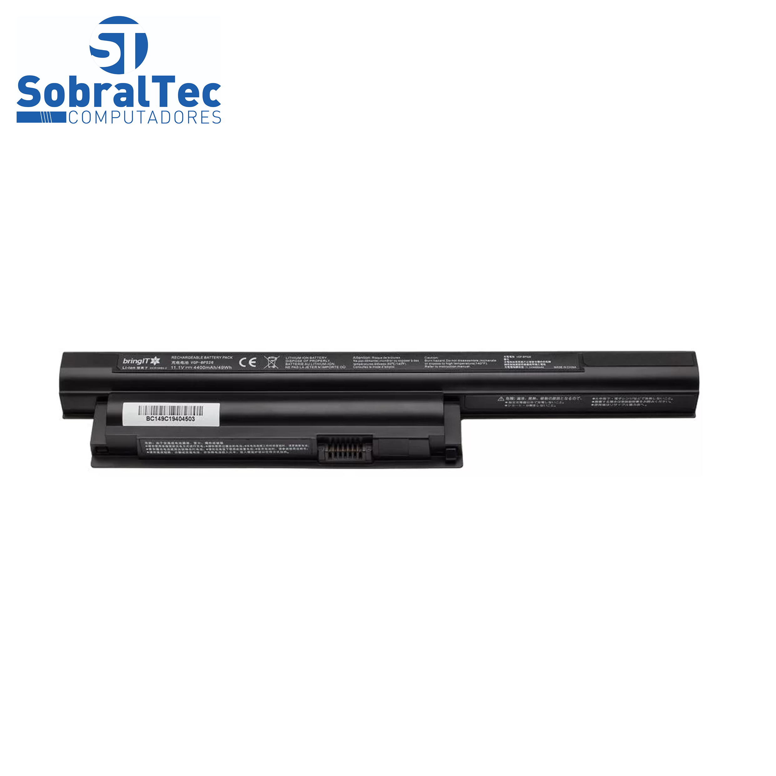 Bateria Notebook  Compatível Sony Bps26 - Cj - 6 Cells - Black - 10.8V