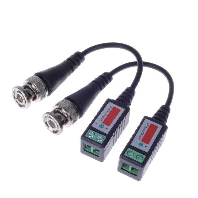 Video Balun Duplo Para Camera Ahd Até 600mts Conversor Novo