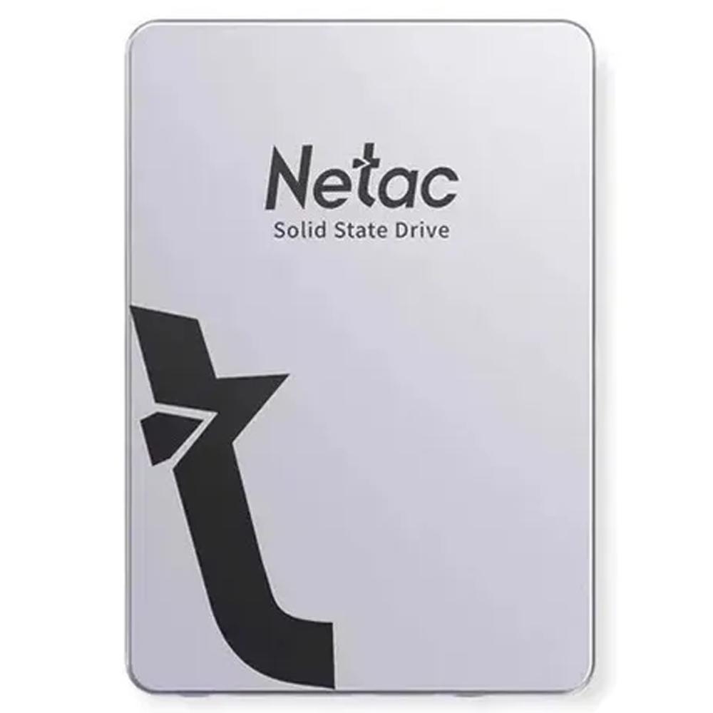 HD SSD Netac 2Tb 2.5`SataIII 560Mbps de Leitura 520Mbps de Gravação - 3D Nand - Aluminio