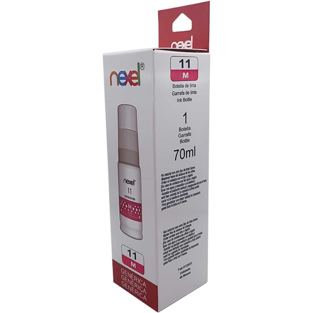Refil De Tinta Compativel Canon Nexel Magenta M11 G2160/G3160 70Ml