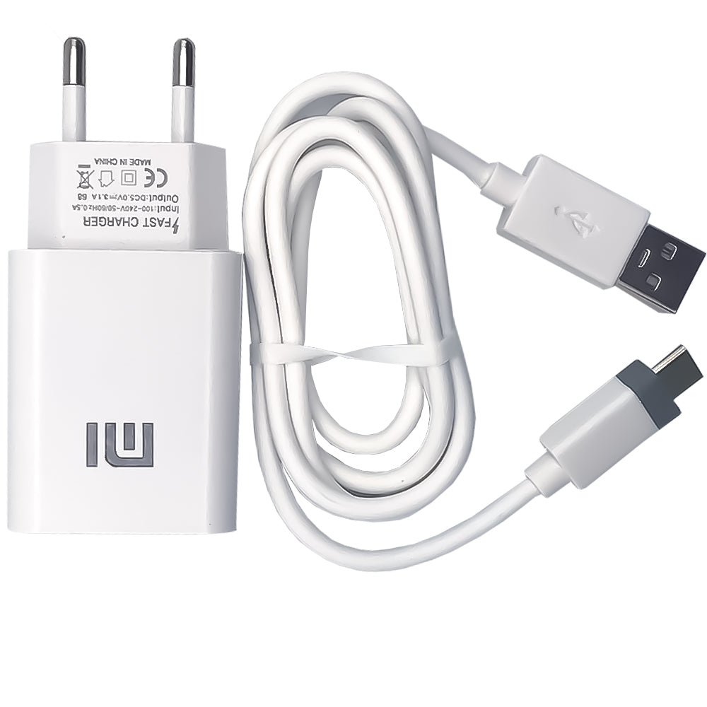 Carregador Rápido Turbo Power Tipo C Mi 30W 3.1A