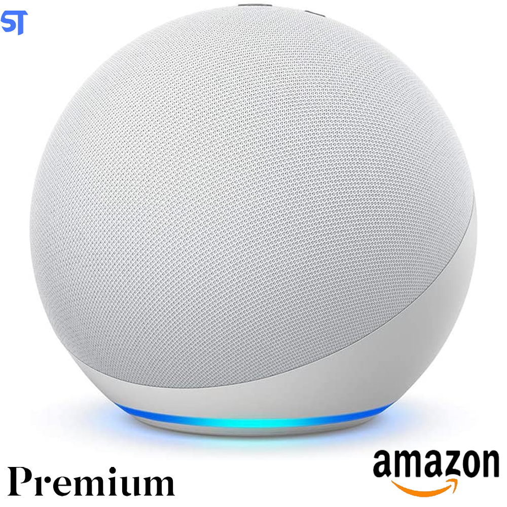 Echo (4ª Geração) Com Som Premium, Hub de Casa Inteligente e Alexa - Cor Branca