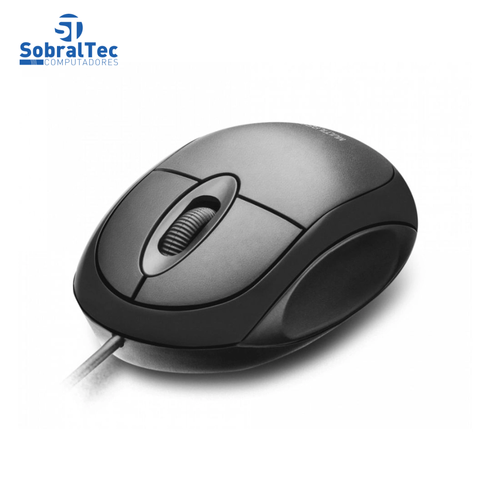 Mouse Óptico Básico Black USB 1200DPI MO300 Multilaser