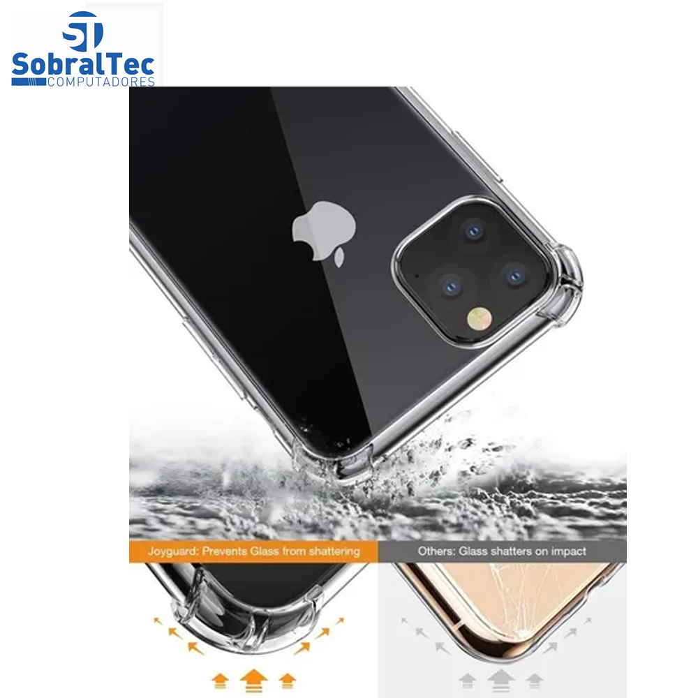 Case De Silicone Anti Impacto Transparente Para iPhone 11