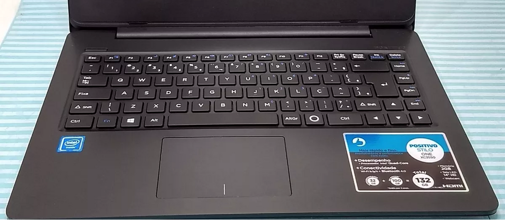 Teclado Com Mldura Inferior Notebook Positivo Stilo One XC3550