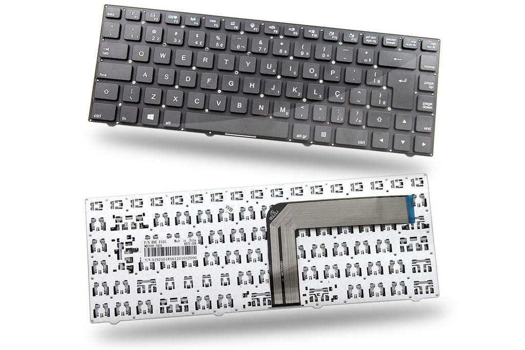 Teclado Notebook Philco Positivo 14F/14e/Sti Tecla Alta P/n Bne F51g