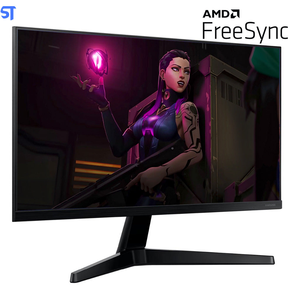 Monitor Gamer Samsung 24" T350, Full HD, 75Hz, HDMI, VGA, Freesync, Preto - LF24T350FHLMZD