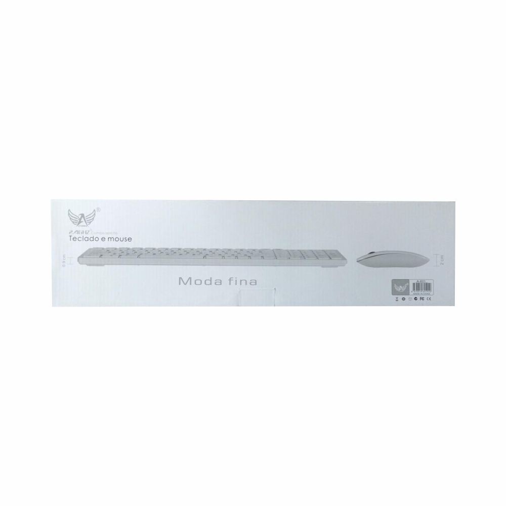Kit Mouse e Teclado Wireless Altomex A-601
