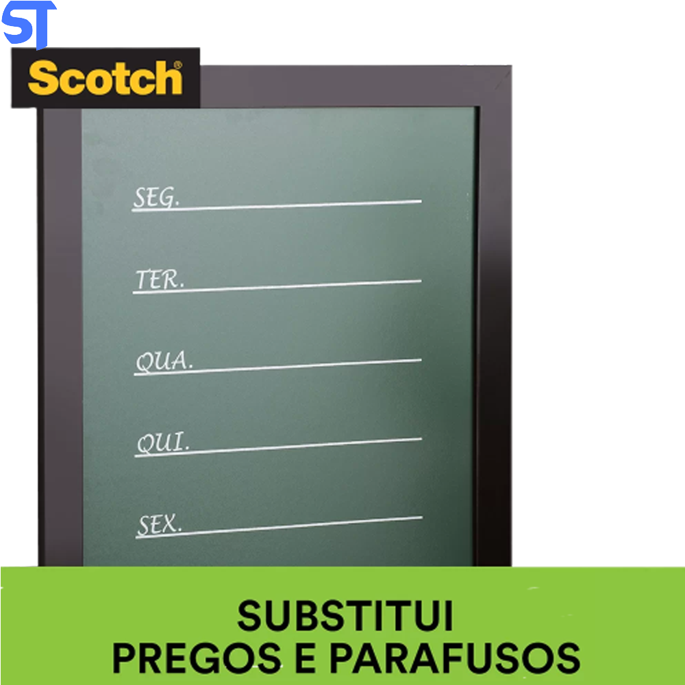 Fita Dupla Face Fixa Forte 12 x 1,5 Espuma