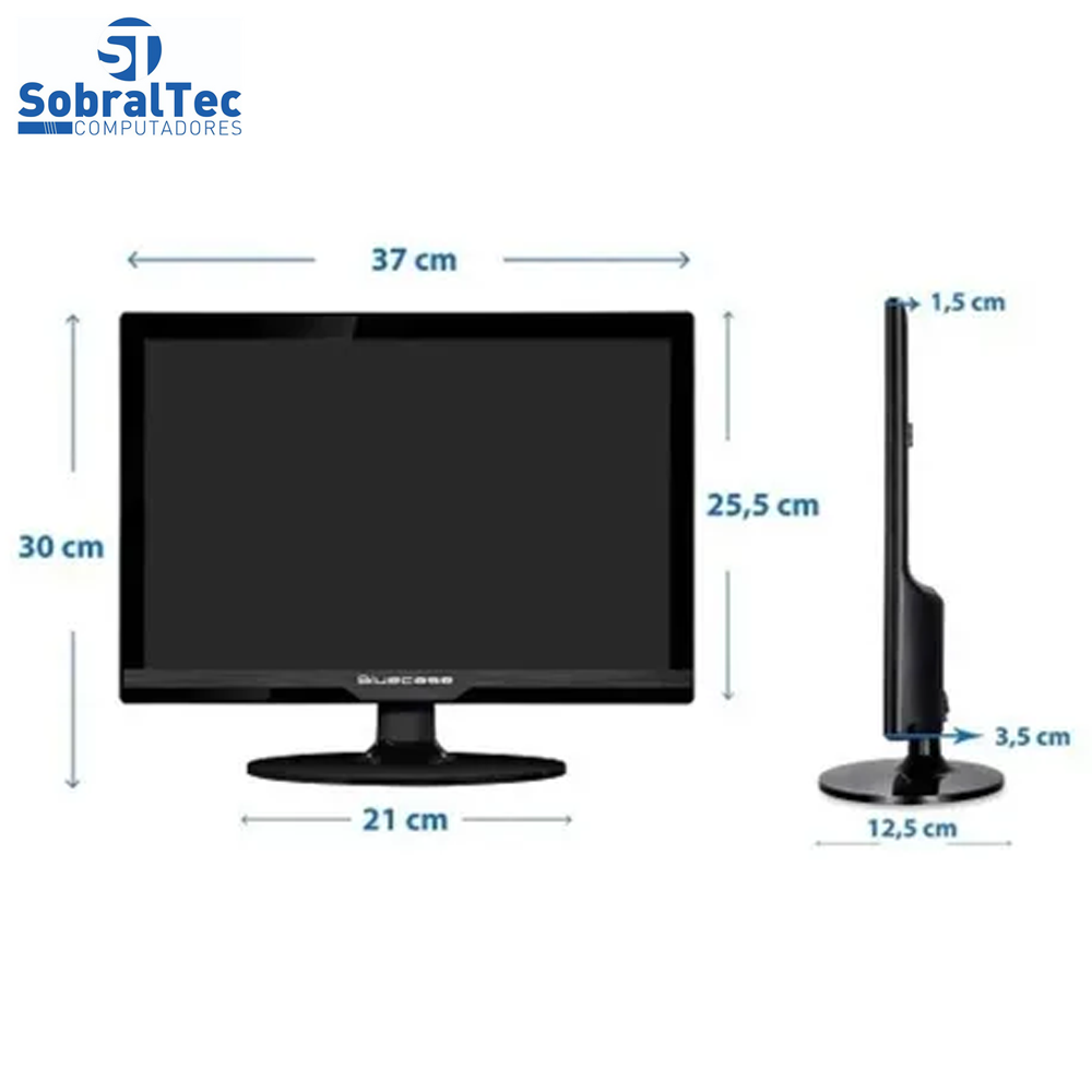 Monitor Bluecase LED 15.4 Polegadas Widescreen - BM154X6VW - VGA