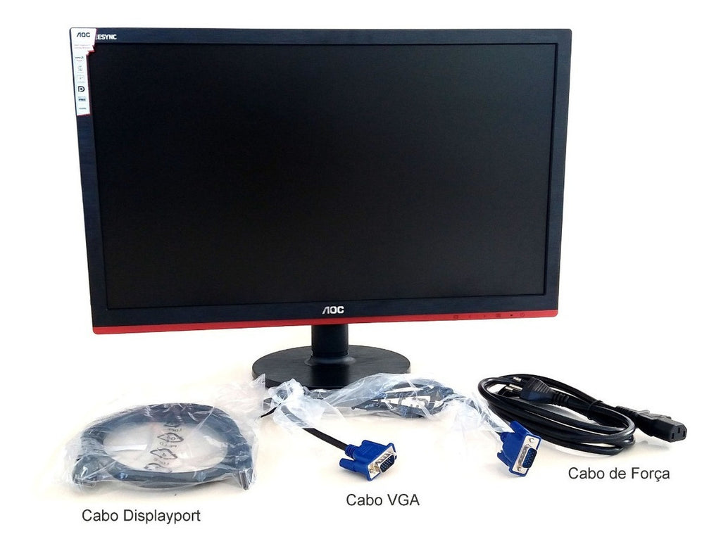 Monitor Gamer AOC Speed LED 21.5´ Widescreen Full HD, HDMI/VGA/Display Port FreeSync, 1ms - G2260VWQ6