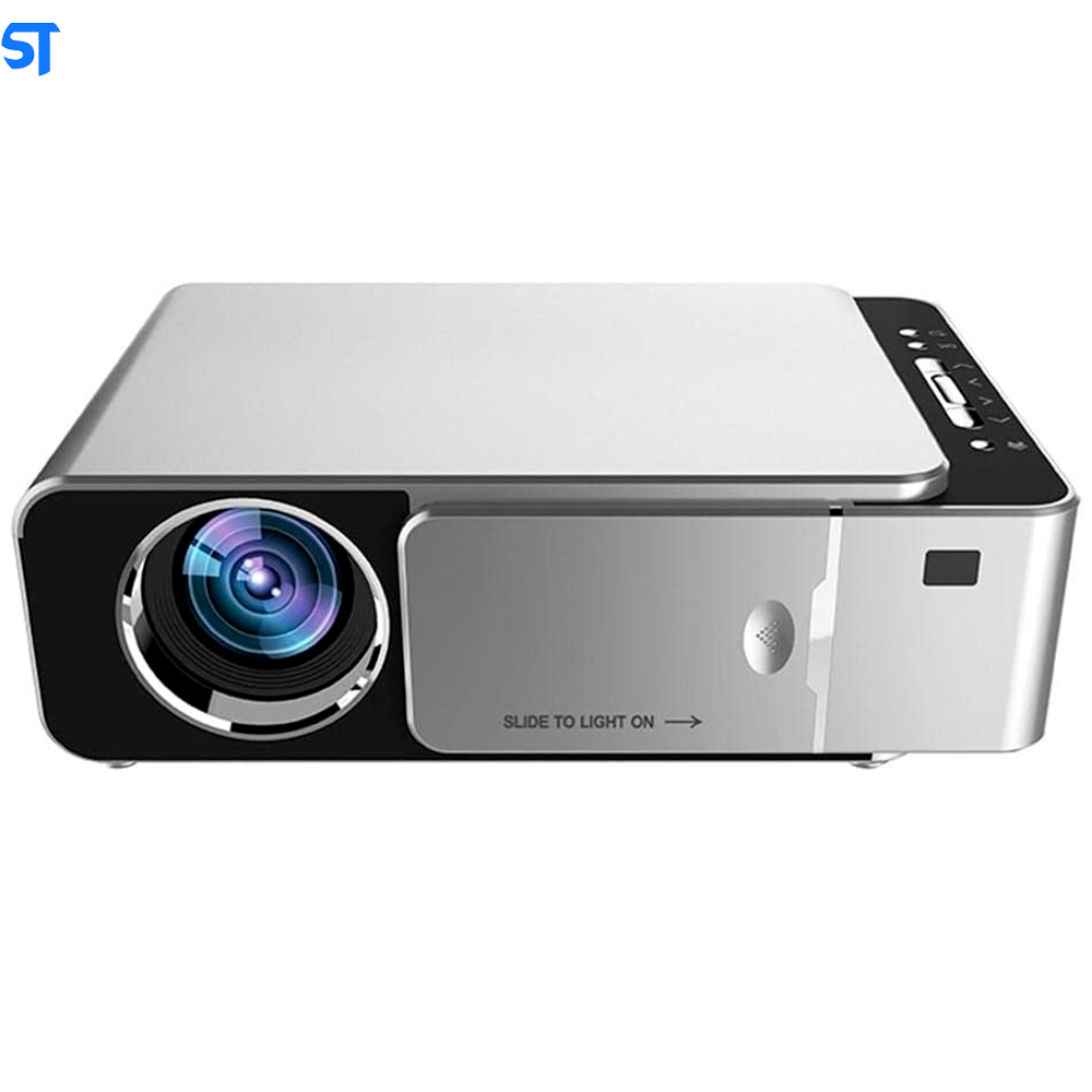 Projetor T6 HD 3500 Lumens LED Multimídia Home Theater USB HDMI Media Player